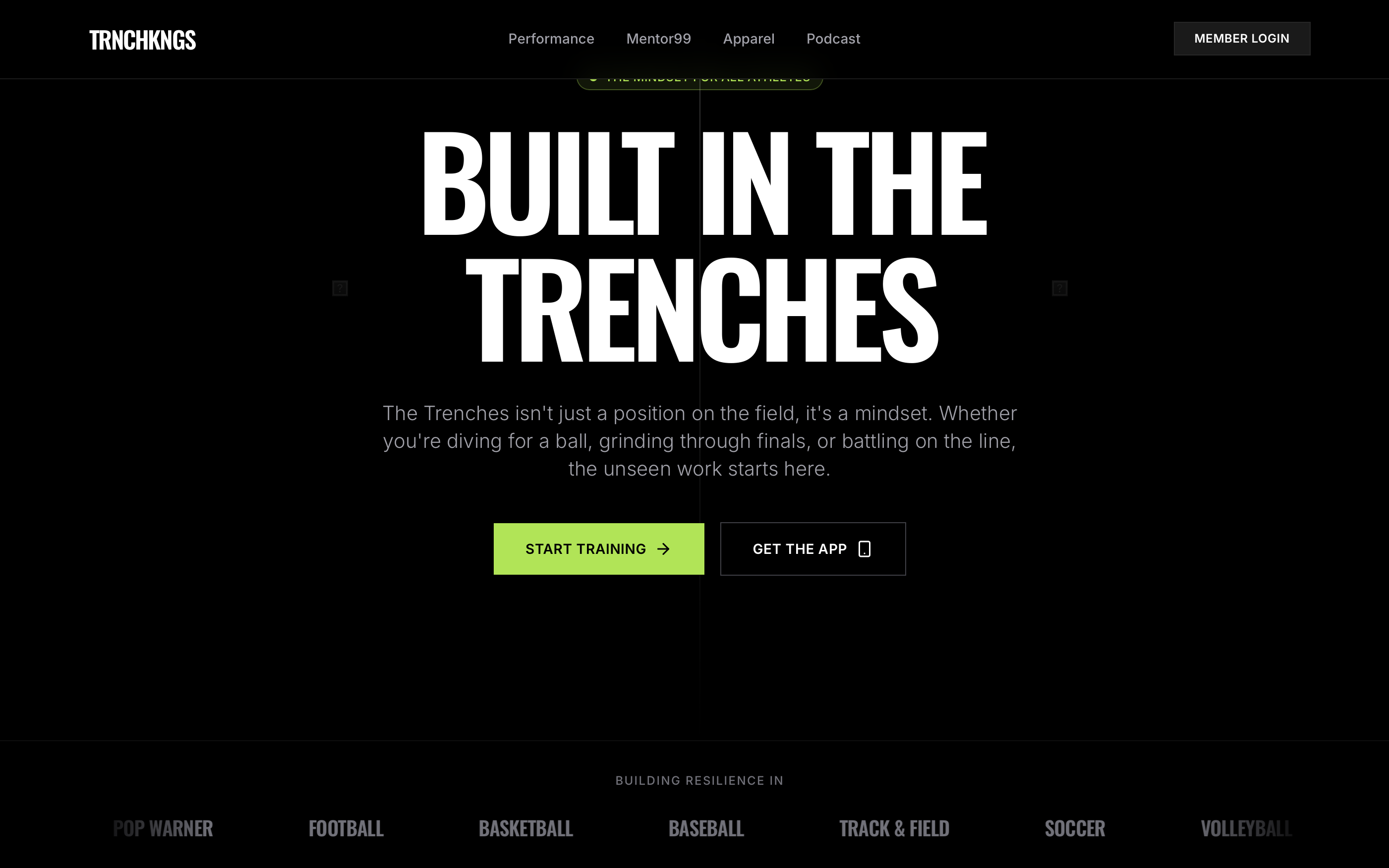 TRNCHKNGS Website